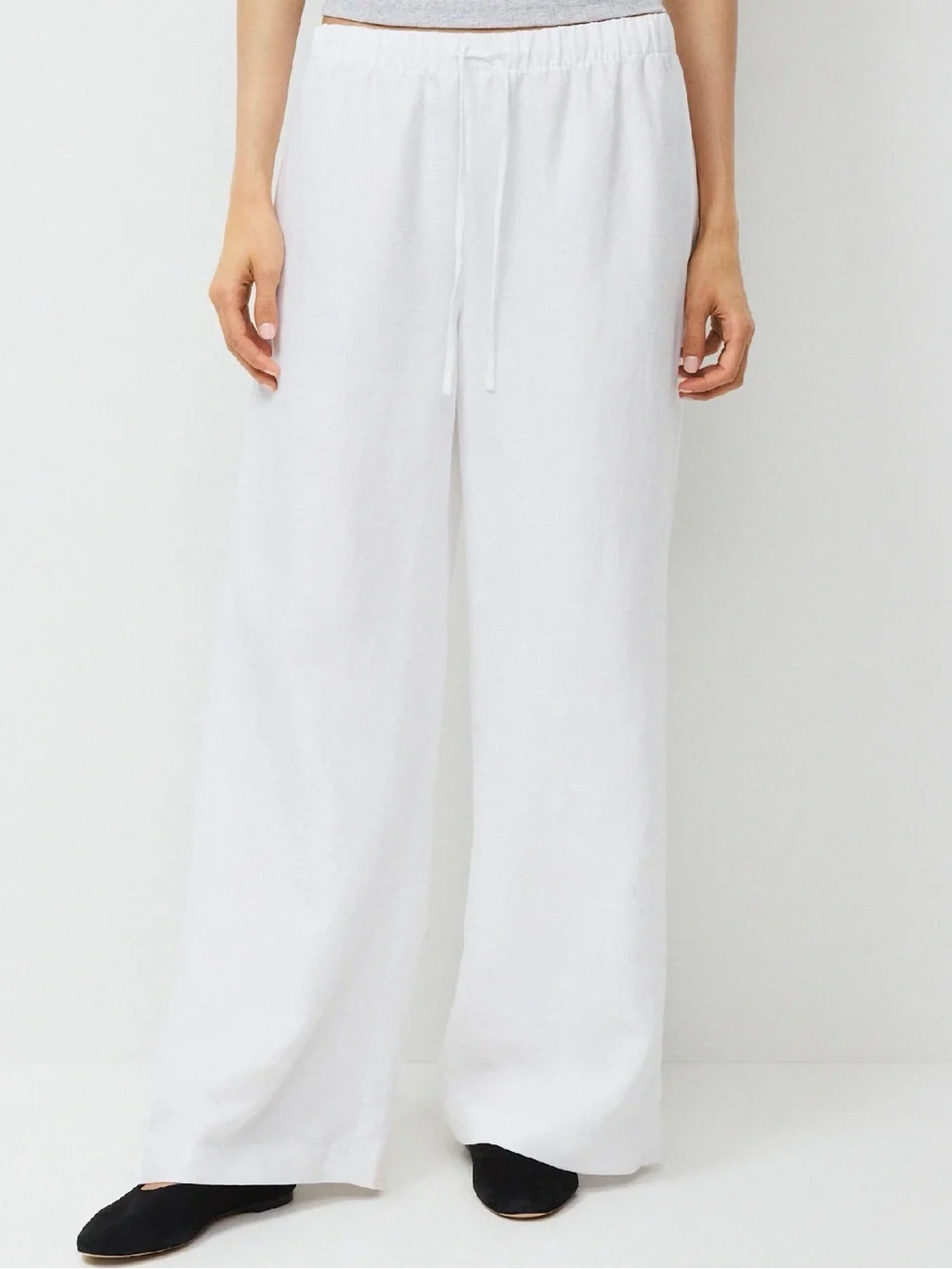 Aritzia Lodge Pant CruiseLinen Women's Wide-Leg Drawstring Pants Wilfred